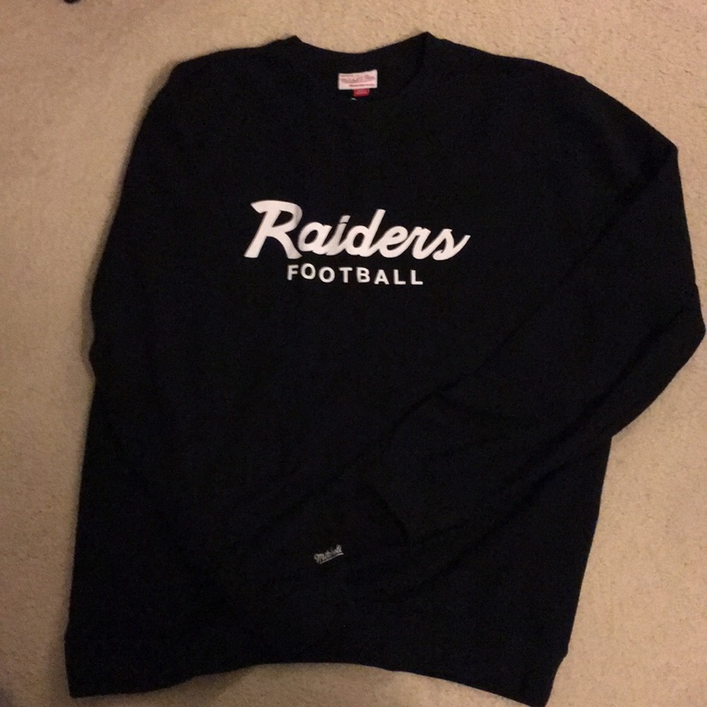 Mitchell & ness raiders crew neck